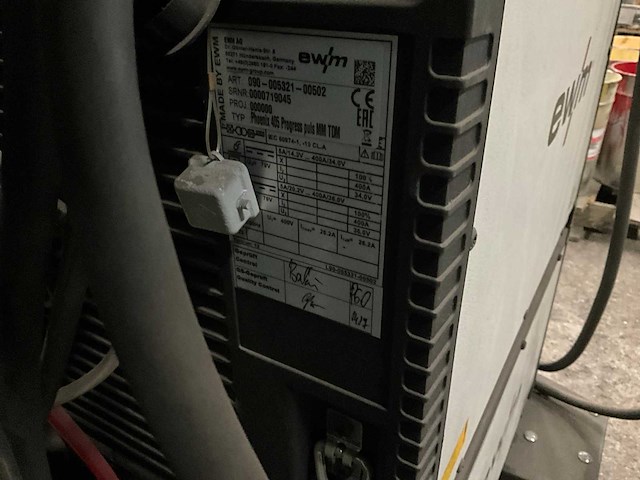 Ewm phoenix 405 progress pulse mm tdm mig lasapparaat - afbeelding 3 van  11