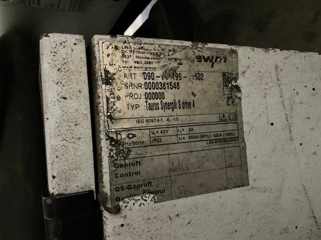 Ewm taurus 401 synergic s fdw mig/mag lasapparaat - afbeelding 3 van  13