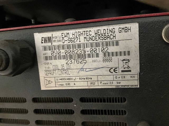 Ewm tetrix 300 ac/dc comfort tig-lasmachine - afbeelding 9 van  10