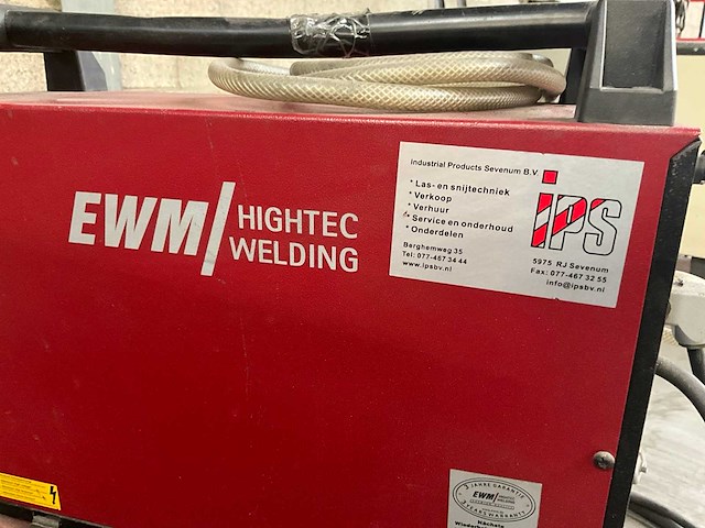 Ewm triton 220ac tig lasapparaat v.v. cool25 u31 koelmodule en voorraad laselektrode - afbeelding 8 van  12