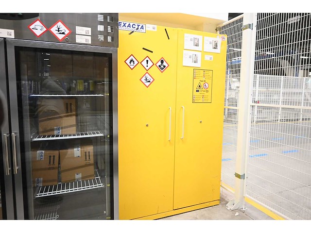 Exacta 90 chemicaliën veiligheidskast - afbeelding 1 van  6