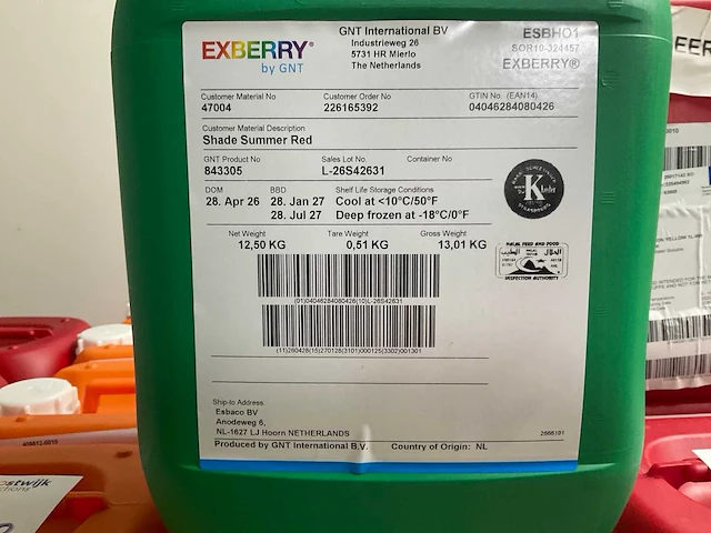 Exberry shade summer red 13kg (2x) - afbeelding 1 van  2