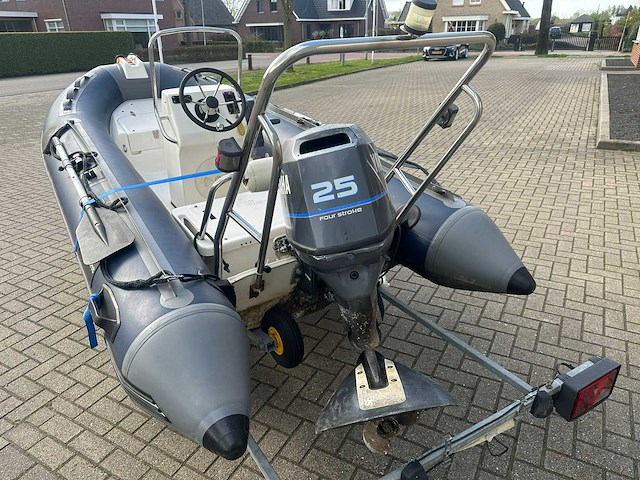 Excellent - 360 yamaha 25 pk - rubberboot - afbeelding 6 van  7