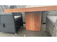 Excellent - teakhout - vuurtafel(200x100cm) - afbeelding 2 van  3