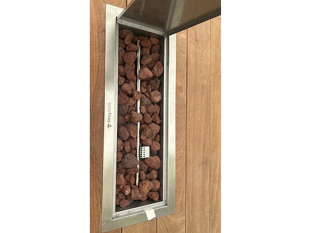 Excellent - teakhout - vuurtafel(200x100cm) - afbeelding 3 van  3