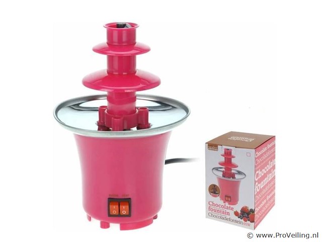 Excellent electrics chocoladefontein 65w - roze - afbeelding 1 van  1