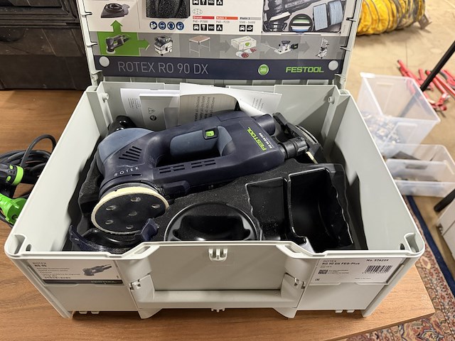 Excenterschuurmachine 4-in-1 in systainer festool, ro 90 dx feq-plus rotex - afbeelding 2 van  9