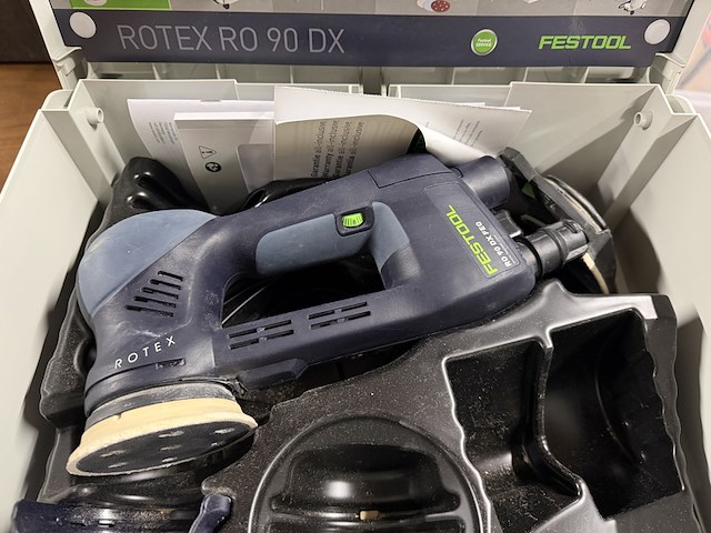 Excenterschuurmachine 4-in-1 in systainer festool, ro 90 dx feq-plus rotex - afbeelding 4 van  9