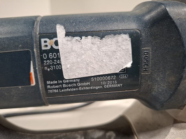 Excentrische schuurmachine - 150mm - 230v bosch, gex 150 turbo, bouwjaar 2015 - afbeelding 4 van  5