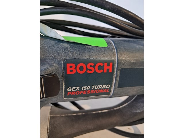 Excentrische schuurmachine - 150mm - 230v bosch, gex 150 turbo, bouwjaar 2016 - afbeelding 7 van  8