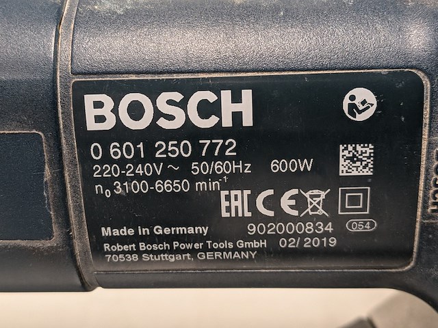 Excentrische schuurmachine - 150mm - 230v bosch, gex 150 turbo, bouwjaar 2019 - afbeelding 6 van  8
