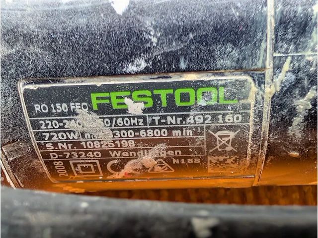 Excentrische schuurmachine festool, ro feq - afbeelding 7 van  8