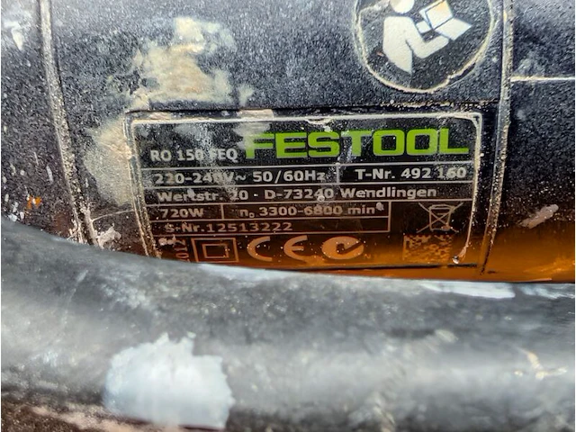 Excentrische schuurmachine festool, ro feq - afbeelding 8 van  8