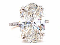 Exclusieve 18 karaat geelgouden ring met 10,47 ct. diamant - afbeelding 12 van  13