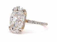 Exclusieve 18 karaat geelgouden ring met 10,47 ct. diamant - afbeelding 13 van  13