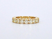 Exclusieve alliance ring met zeer hoge kwaliteit diamanten - afbeelding 5 van  9