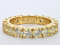 Exclusieve alliance ring met zeer hoge kwaliteit diamanten - afbeelding 6 van  9