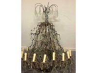 Exclusieve eichholtz original, barok kroonluchter met kristal swarovski kristalle ca 140 cm 100 breed - afbeelding 3 van  9