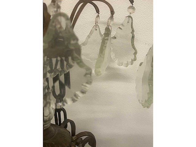 Exclusieve eichholtz original, barok kroonluchter met kristal swarovski kristalle ca 140 cm 100 breed - afbeelding 4 van  9