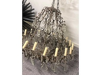 Exclusieve eichholtz original, barok kroonluchter met kristal swarovski kristalle ca 140 cm 100 breed - afbeelding 7 van  9