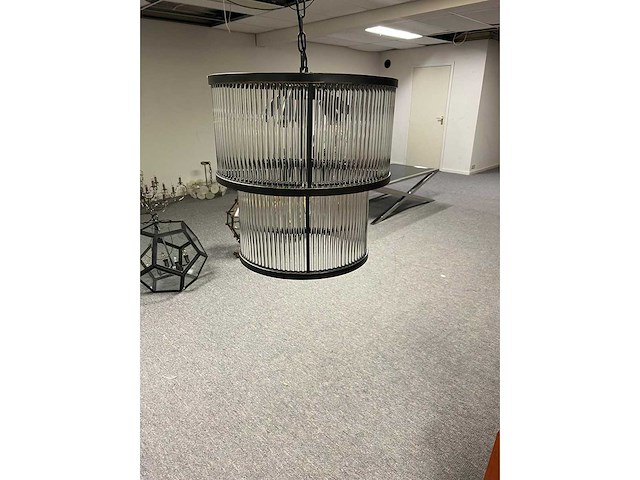 Exclusieve eichholtz original hanglamp met meer dan 400 pegels compleet diameter ca 60 cm hoogte ca 55 cm - afbeelding 3 van  4