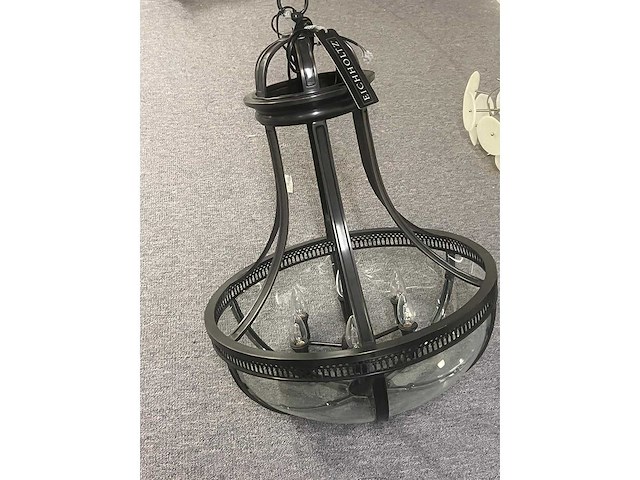 Exclusieve eichholtz original kroonluchter bronze, diameter 75 hoogte 100 cm - afbeelding 1 van  6