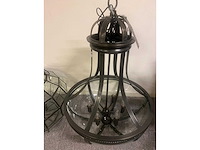 Exclusieve eichholtz original kroonluchter bronze, diameter 75 hoogte 100 cm - afbeelding 3 van  6