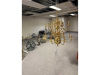Exclusieve eichholtz original kroonluchter messing poliert, afm 130 x 110 totaal schadevrij - afbeelding 4 van  5