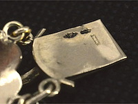Exclusieve gouden armband met hoge kwaliteit natuurlijke amethisten - afbeelding 6 van  7