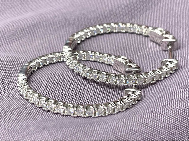 Exclusieve loops vol gezet briljanten - afbeelding 1 van  6