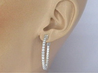 Exclusieve loops volledig gezet met briljanten - afbeelding 2 van  6