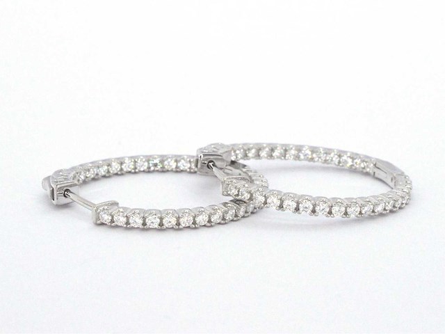 Exclusieve loops volledig gezet met briljanten - afbeelding 4 van  6