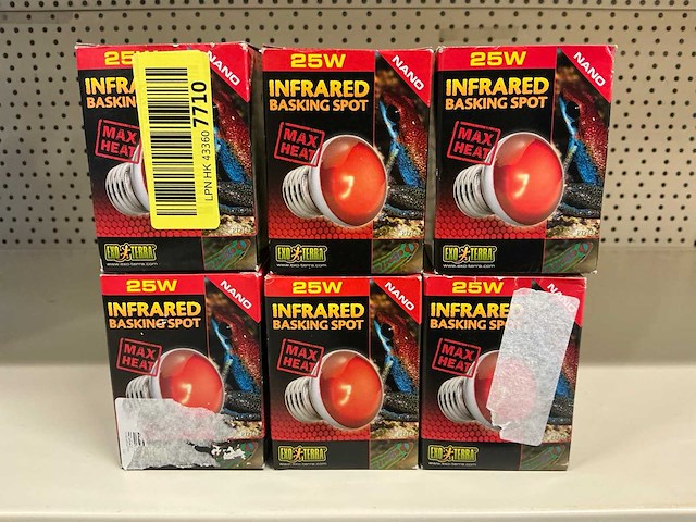 Exo terra infrared basking spot nano infraroodlamp - 250w (6x) - afbeelding 2 van  2