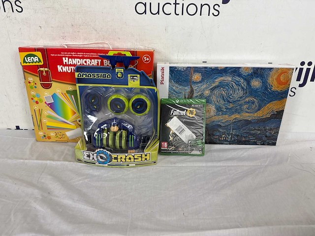 Exocrash gorilla dark blue + piatnik de sterrennacht - vincent van gogh (1000) + lena knutselset premium junior 38 cm karton groen 1300-delig + fallout 76 - xbox one - afbeelding 1 van  1