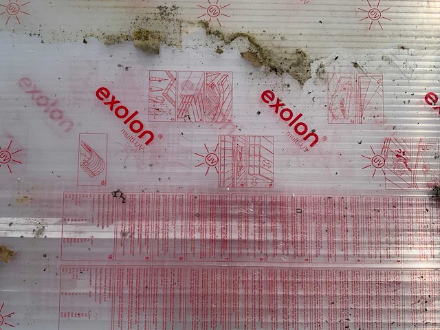 Exolon - polycarbonaat plaat 3000x980x18mm (20x) - afbeelding 2 van  2