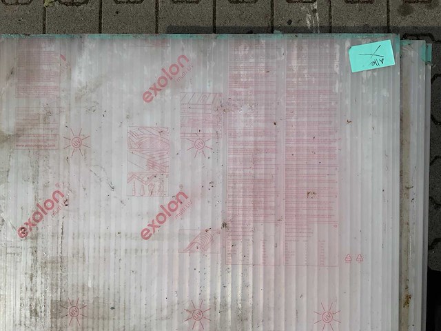 Exolon - polycarbonaat plaat 6000x980x15mm (14x) - afbeelding 3 van  3