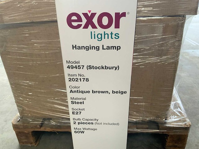 Exor stockbury hanglamp (40x) - afbeelding 3 van  5