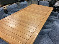 Exotan eetkamertafel met 8 stoelen - afbeelding 6 van  6