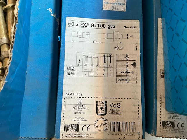 Expansiebouten en slotbouten - afbeelding 4 van  9