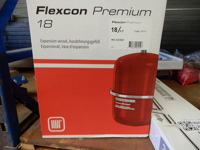 Expansievat, flamco, flexcon premium, wit - afbeelding 2 van  3
