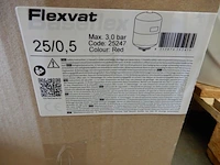 Expansievat, flexvat, rood - afbeelding 3 van  3
