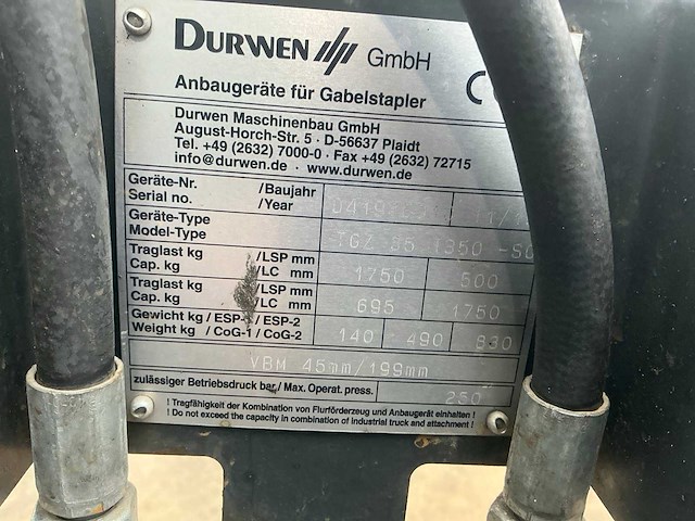 Explosie vrije 2019 unicarriers 30d met durwen uitschuifbare vorken - afbeelding 88 van  142