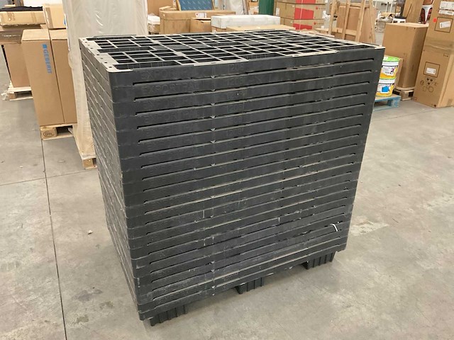 Exportpal 1208 kunststof pallet (22x) - afbeelding 1 van  2