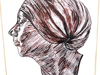 Expressief portret in profiel - afbeelding 4 van  5