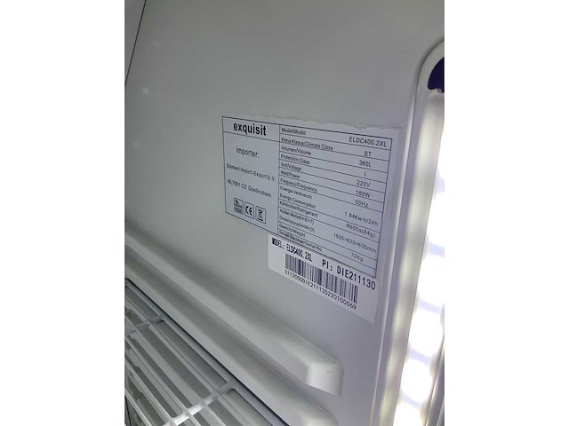 Exquisit - catering refrigerator - afbeelding 3 van  3