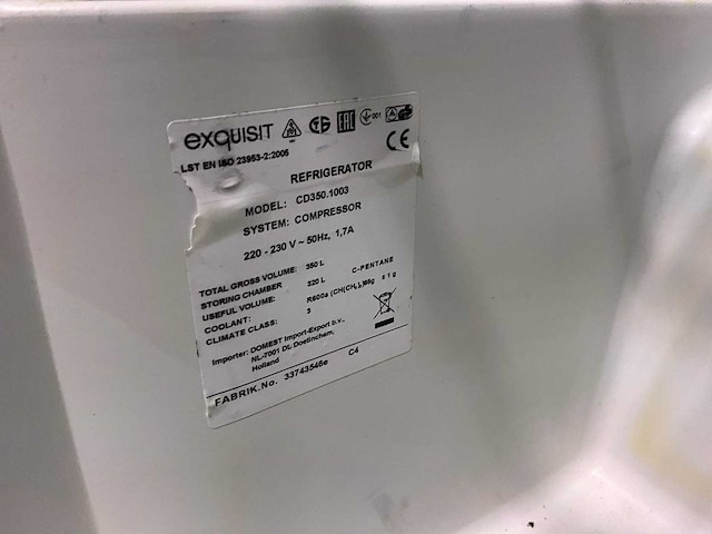 Exquisit ce350.1003 koelkast - afbeelding 7 van  7
