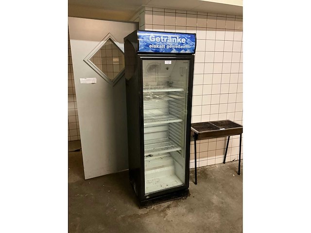 Exquisit eldc 400 2xl glasdeur koelkast - afbeelding 1 van  2