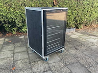 Exquisit glasdeurkoeling in flightcase - afbeelding 1 van  9