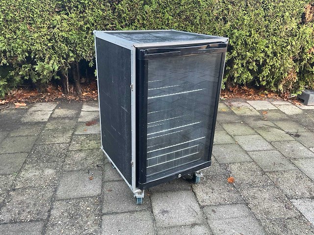 Exquisit glasdeurkoeling in flightcase - afbeelding 1 van  10