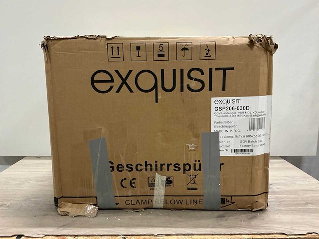 Exquisit gsp206-030d vaatwasser - afbeelding 1 van  9